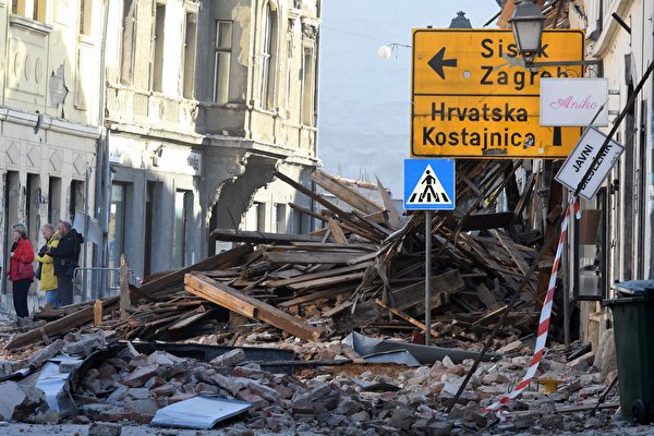 組圖：克羅地亞強震 目前至少7人死亡