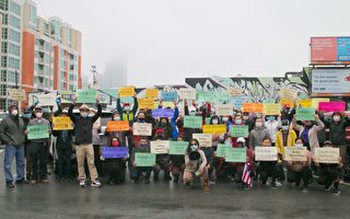 湾区房东旧金山汽车游行 抗议逼迁禁令延期