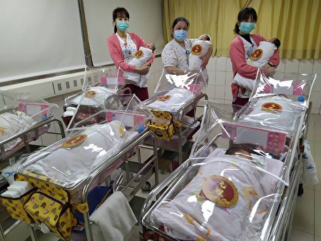 2021宏其婦幼醫院 9位元旦寶寶來報到。
