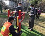 林智堅視察防疫 宣布竹市醫院即日起停止探病