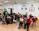 北苗市場日照中心長者 開心打理頭髮迎新春
