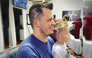 5歲兒顱骨手術留疤 爸爸剃「閃電」髮型支持