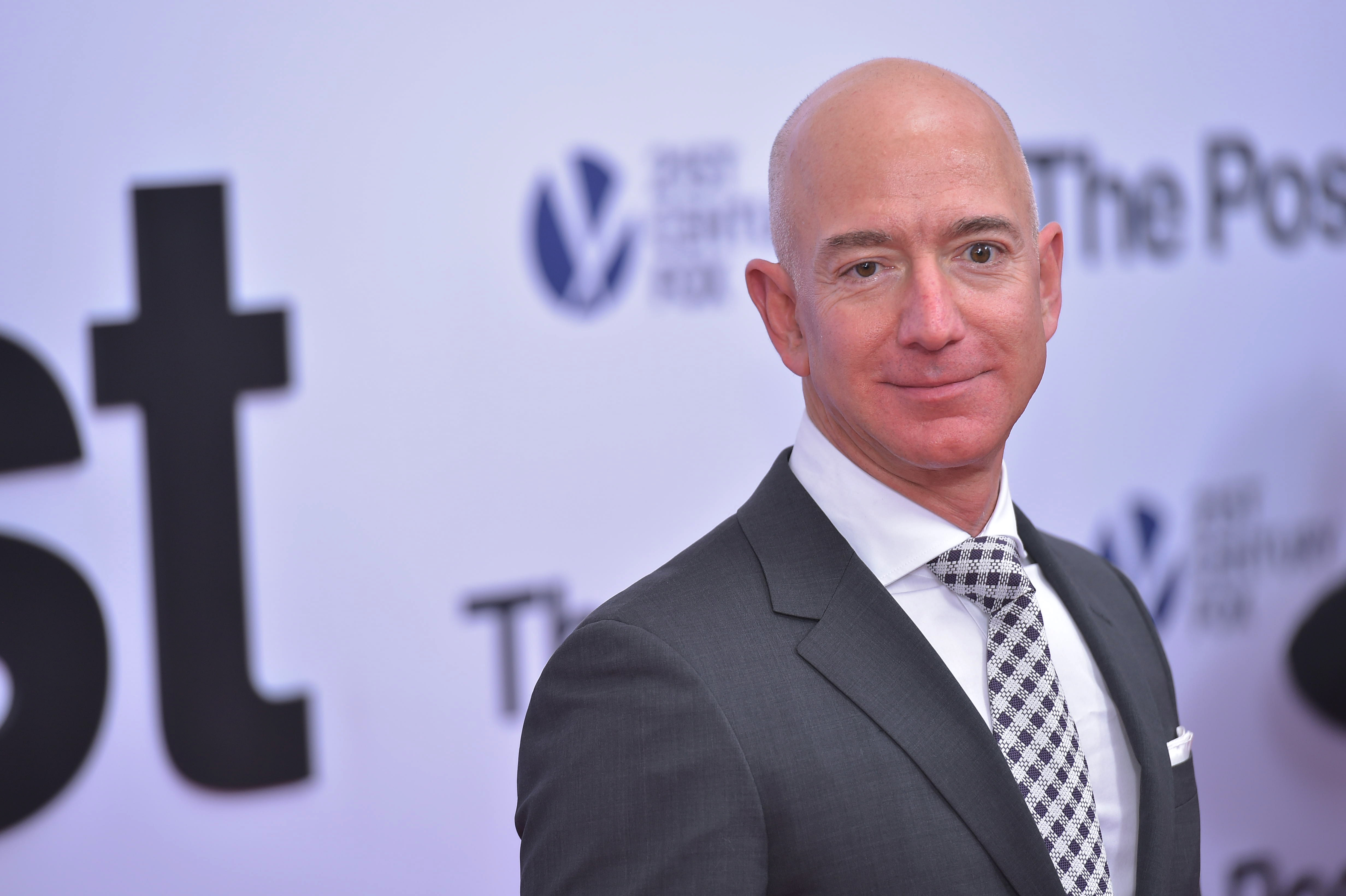 亞馬遜創始人傑夫·貝佐斯(Jeffrey Bezos)。(MANDEL NGAN/AFP via Getty Images)
