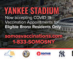 新闻简讯 洋基球场周五开设疫苗接种点