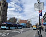 法拉盛公車道8日起執法 60天後開罰