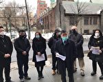 OATH走访法拉盛小商家  讲解处理罚单