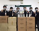 桃园市议员杨家俍结合善心企业捐赠防疫物资