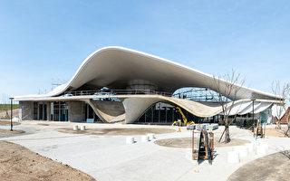 永安海螺文化体验园区将完工 大跨距曲面施工