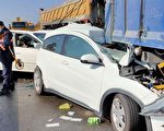 台61快速道路 多車追撞車禍  釀2死8送醫