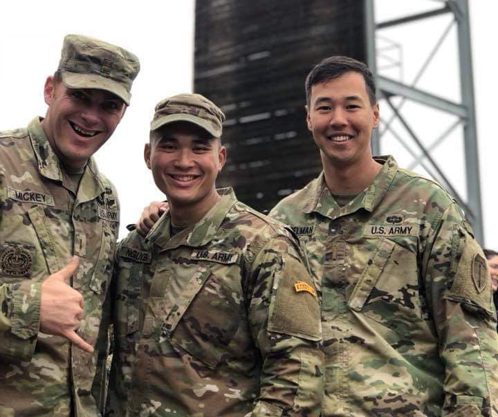 在軍隊時的馬修·米奇。(由馬修·米奇提供)