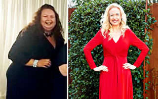 英女子改變飲食習慣 兩年成功減肥240磅
