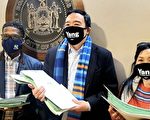 參選紐約市長 楊安澤遞交超過九千個連署簽名