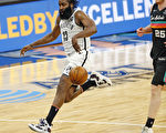 NBA哈登0失误大三元 篮网延长拔马刺