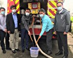 視察抗旱取水演練 林智堅：一同節水共體時艱
