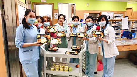 中壢天晟醫院只要同仁們響應吃蔬食餐就可獲得健康點數認證。