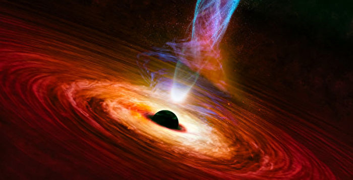 超大质量黑洞喷发 覆盖面积达16个满月大小