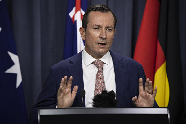 周四（3月18日），西澳州长麦高恩（Mark McGowan）宣布了他的内阁成员任命名单，他将兼任财政厅厅长。 (Matt Jelonek/Getty Images)