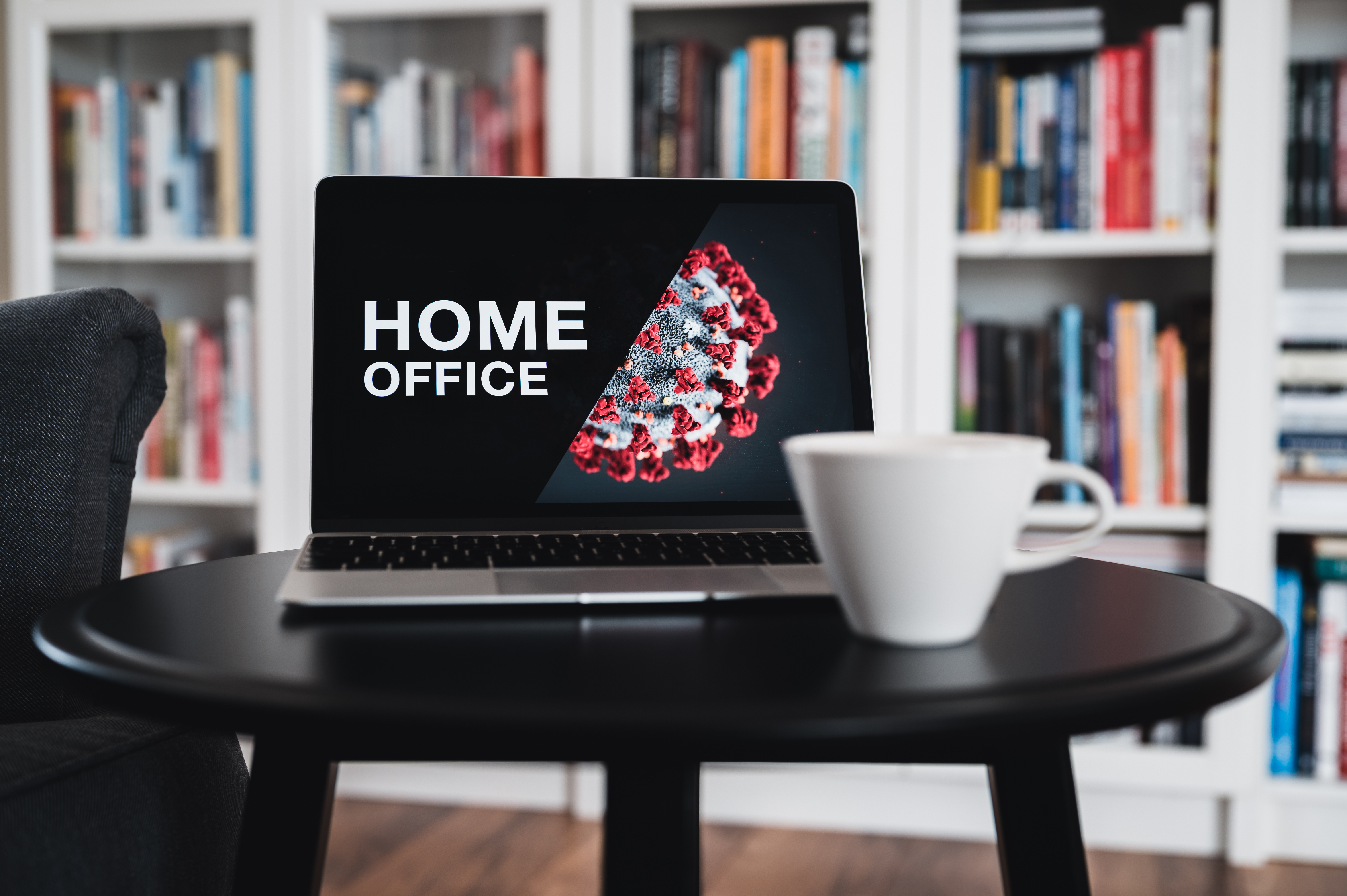 在家上班示意图。(Shutterstock)