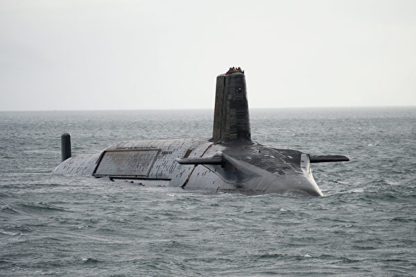 英国的先锋级战略核潜艇。（Andrew Linnett/MoD Crown Copyright via Getty Images）