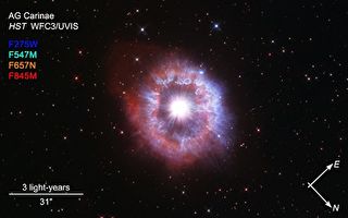 哈勃31歲生日 NASA拍攝「明星」照片紀念