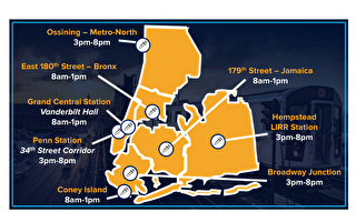 州府在八個MTA站點 設臨時疫苗點  送地鐵週票