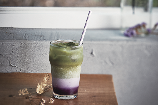 餐廳級清涼飲品「紫薯綠奶茶」輕鬆DIY