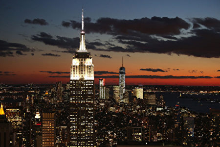 昔日最高建筑纽约帝国大厦90年风采不减 摩天大楼 美国网球公开赛 大满贯 大纪元