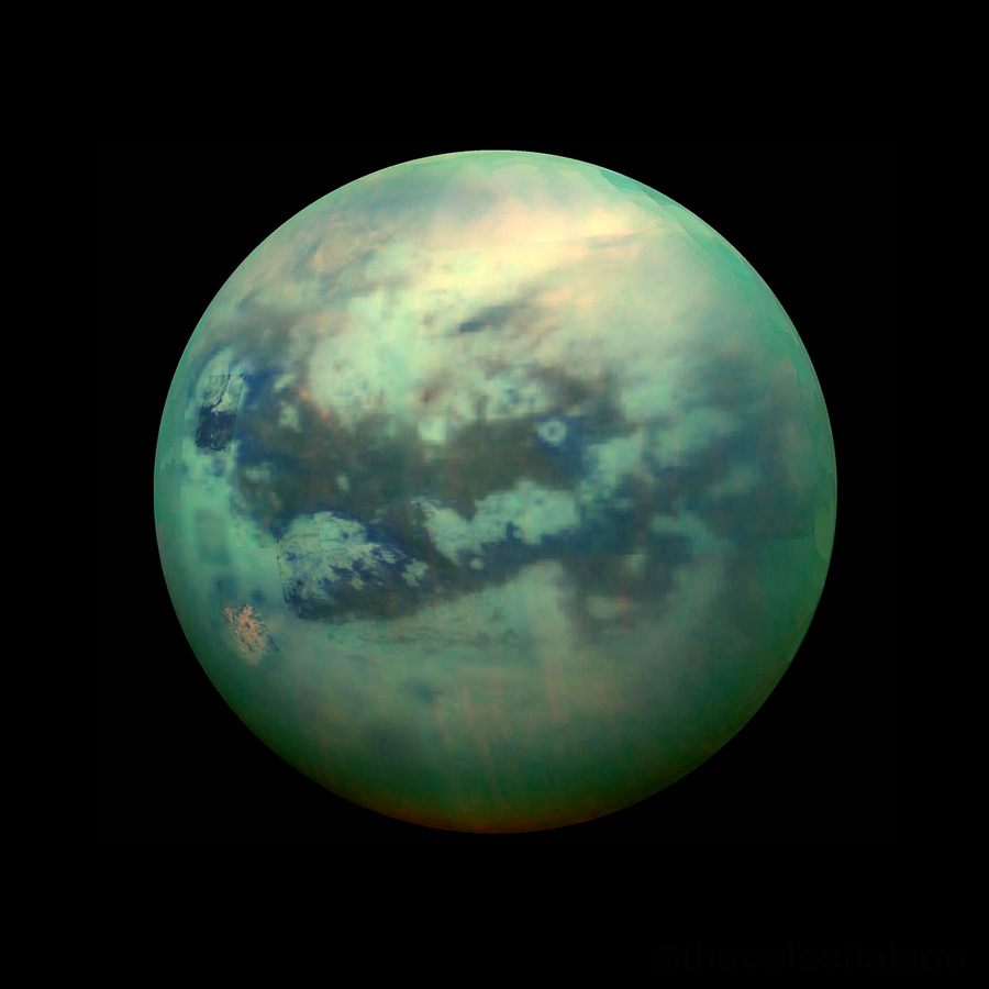 泰坦星。（<a href="https://commons.wikimedia.org/wiki/File:Titan.png">Pablo Carlos Budassi</a>／维基）