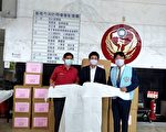 保護一線消護  蔡適應及扶輪社捐防疫物質