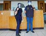 警眷防疫獻心力 致贈員警隔離面罩