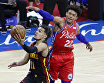 NBA杨恩35分率老鹰爆冷 76人差点逆转