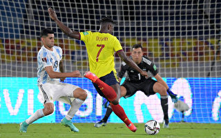 組圖：世界盃預賽 哥倫比亞2:2平阿根廷