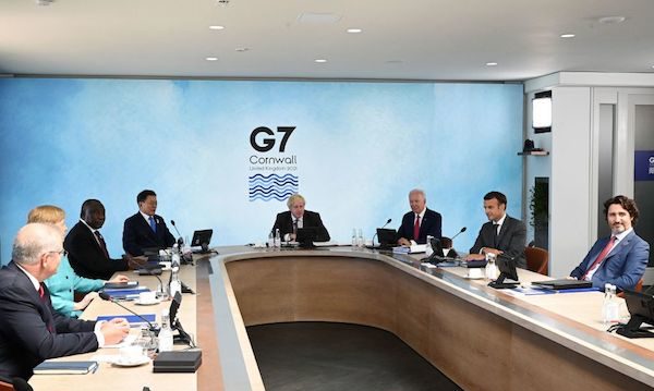 G7谈及中国议题时 一度切断会议室网络