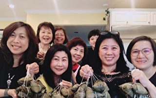 杨安泽妈妈团“包粽”祝杨安泽市长选举“包中”