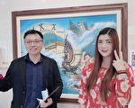 汪倩玉挥洒画笔 传递幸福瞬间