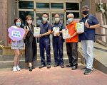 感谢员警防疫辛劳  竹北健言社捐物资相挺