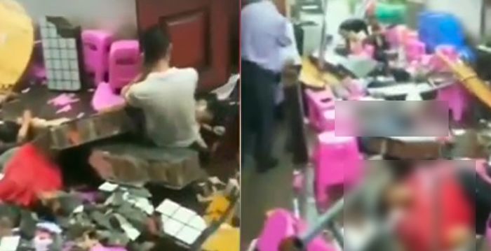 福建村民摆酒席时砖墙意外坠落 致9死7伤