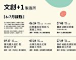 「文創+1製造所」推出免費線上課程