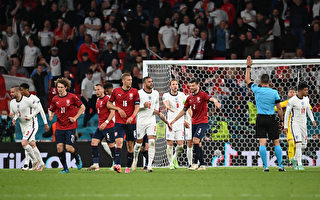 組圖：歐洲盃足球D組 捷克0:1不敵英格蘭