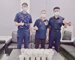 土地公庙主委掌厨 爱心午餐慰劳员警