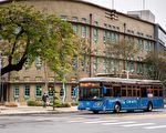 嘉市22台電動公車  加裝酒精自動噴灑器助防疫