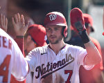 MLB透納敲出完全打擊 歡度28歲生日