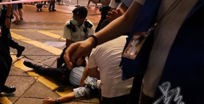 七一香港爆血案 警察遇刺 施襲男子自盡 | 銅鑼灣 | 港警 - Vimarsana News