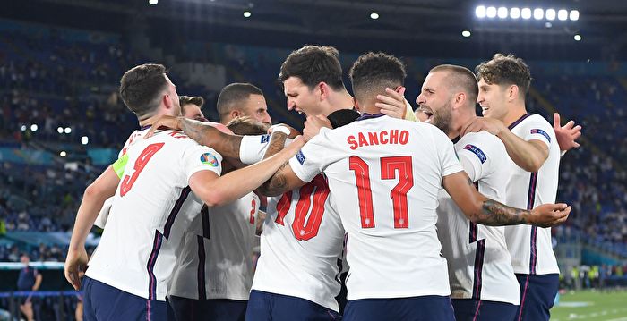 欧洲杯八强赛 英格兰胜乌克兰 丹麦淘汰捷克