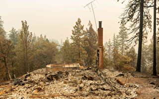 北加州盐火毁27房 燃烧面积超过9千英亩