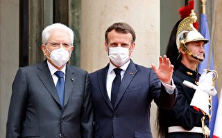 组图：意大利总统访问法国 推动加强合作