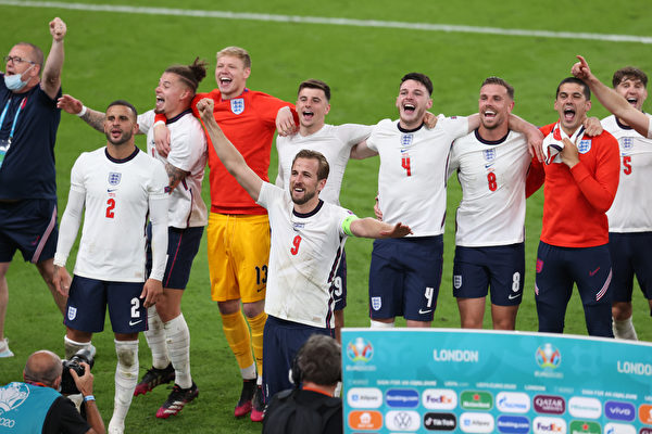 英格兰击败丹麦 与意大利会师欧洲杯决赛