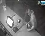 布朗士汉堡王店里捐款箱被偷 警方发布视频