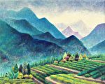 曾得標膠彩遺作《藏無盡》大墩中心展出