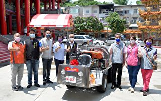 彰化玉皇宫捐赠喷雾车 守护社区环境安全